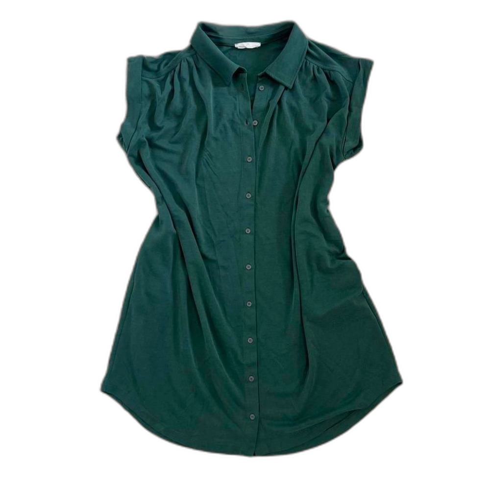 Ces femme Women's Green Casual-dresses